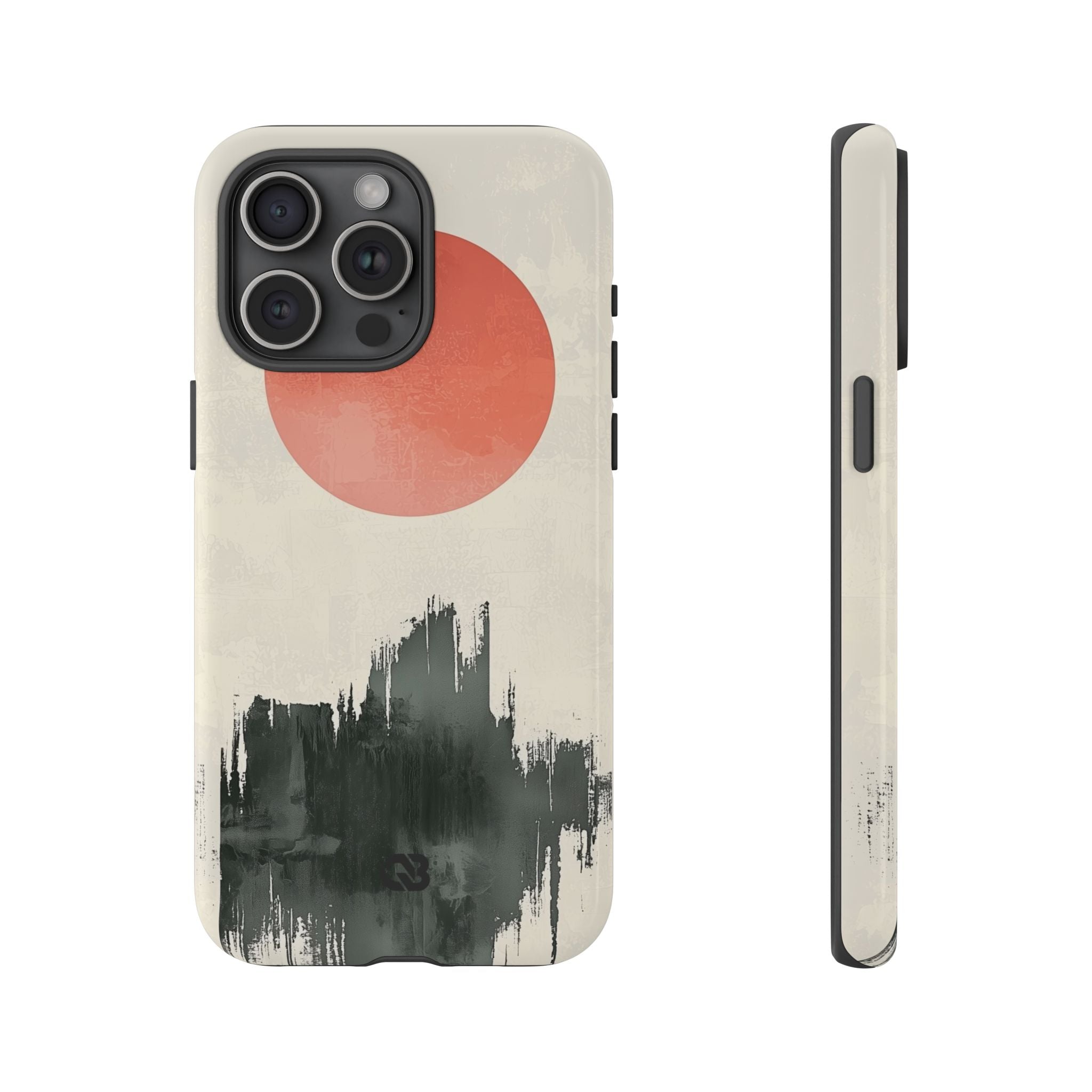 Crimson Sun Strokes · Coque de téléphone Tough pour iPhone