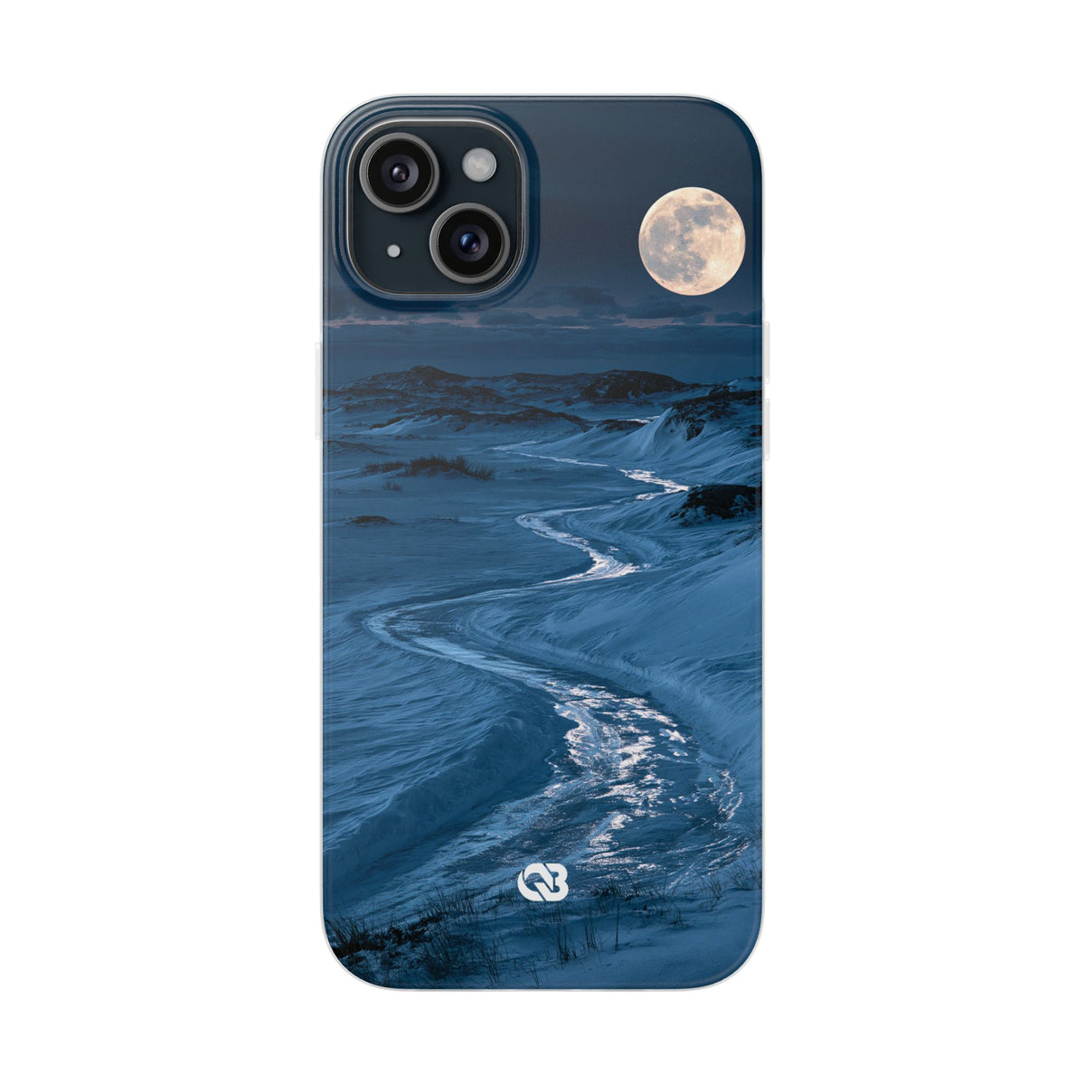 Arctic Moon Drift · Lite Phone Case for iPhone ·  Blue