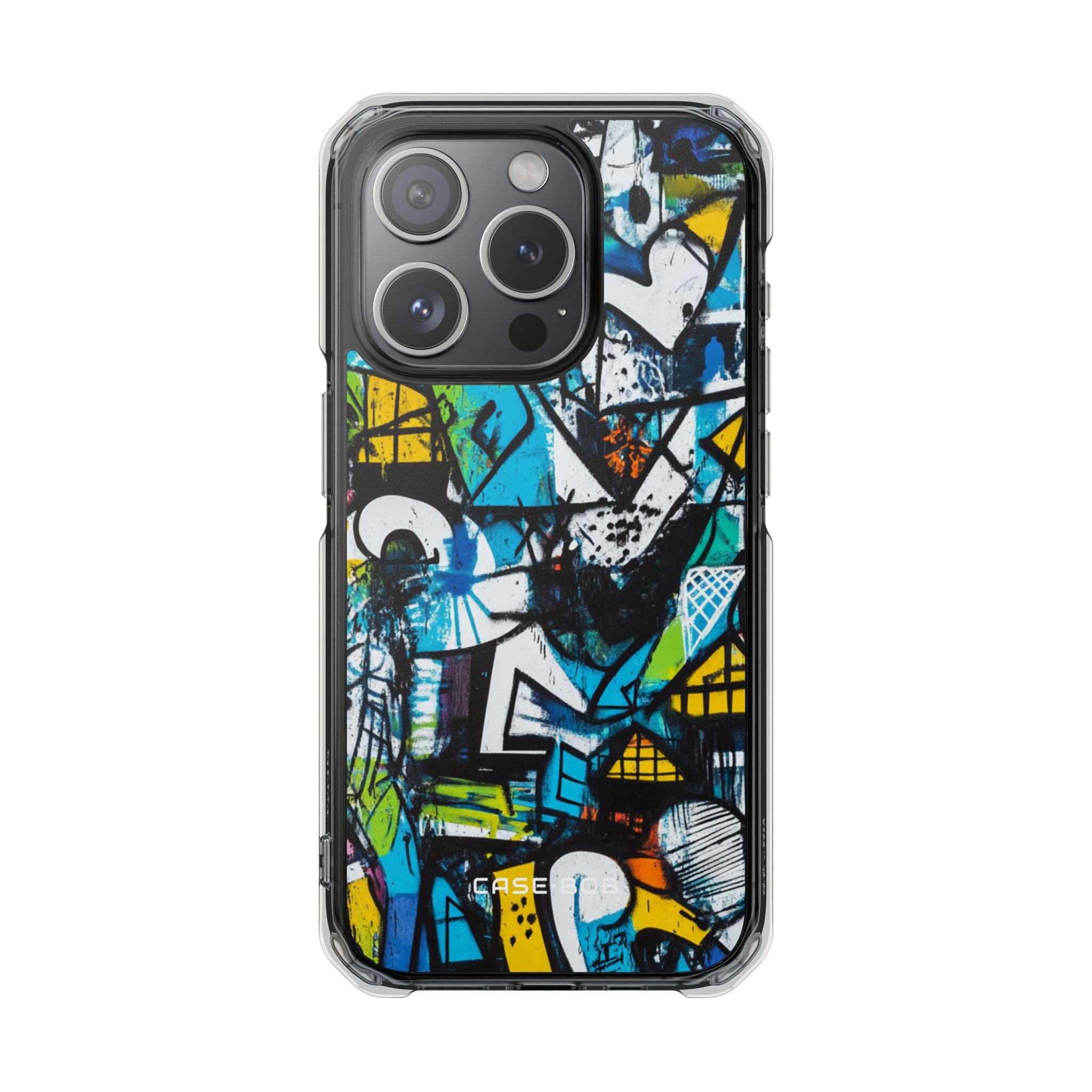 Weißes Ripple Drift iPhone 15 Pro Case - Impact