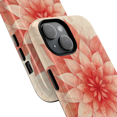 Coral Layered Bloom · Tough+ Handyhülle für iPhone · Magsafe