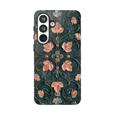 Florentine Rose Arabesque · Tough Phone Case for Samsung · Green