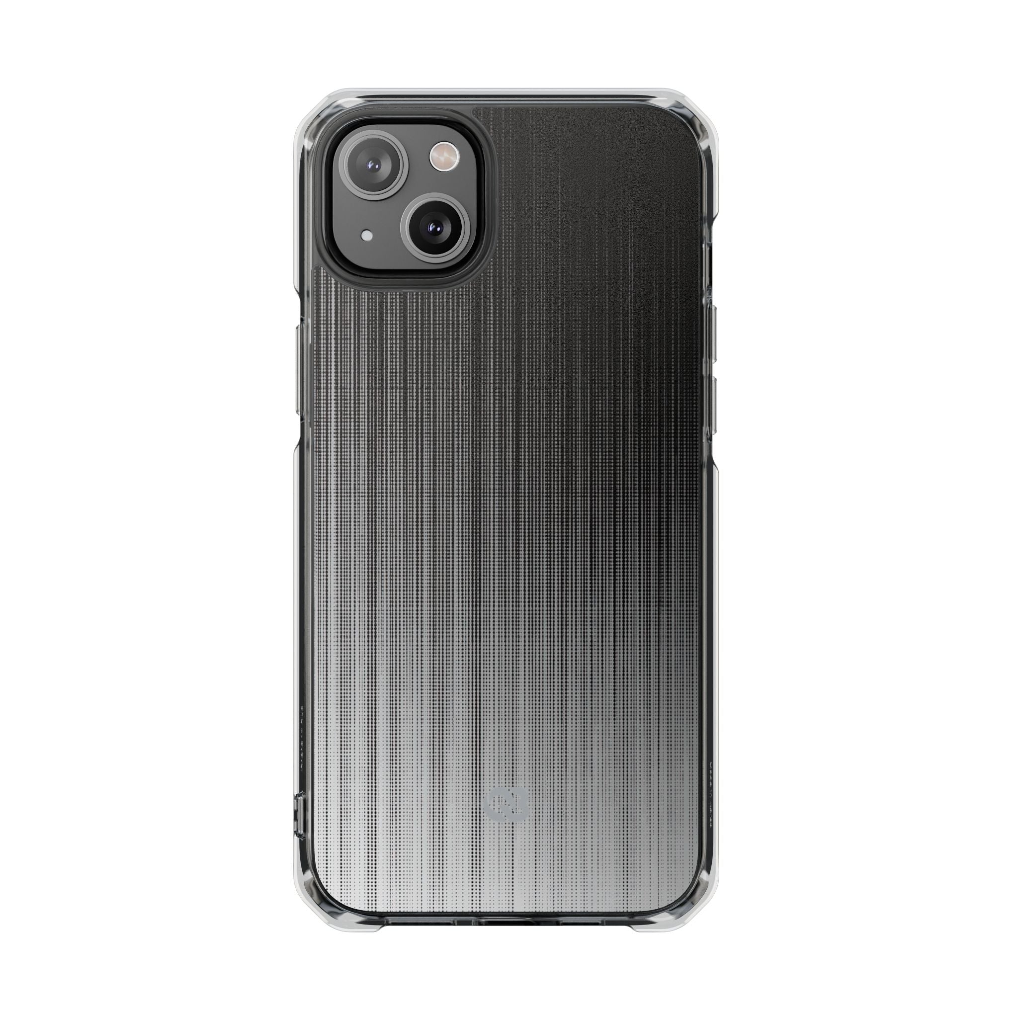 Grey Impact MagSafe Phone Case for iPhone - Static Vertical Dither