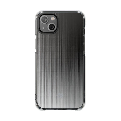 Grey Impact MagSafe Phone Case for iPhone - Static Vertical Dither