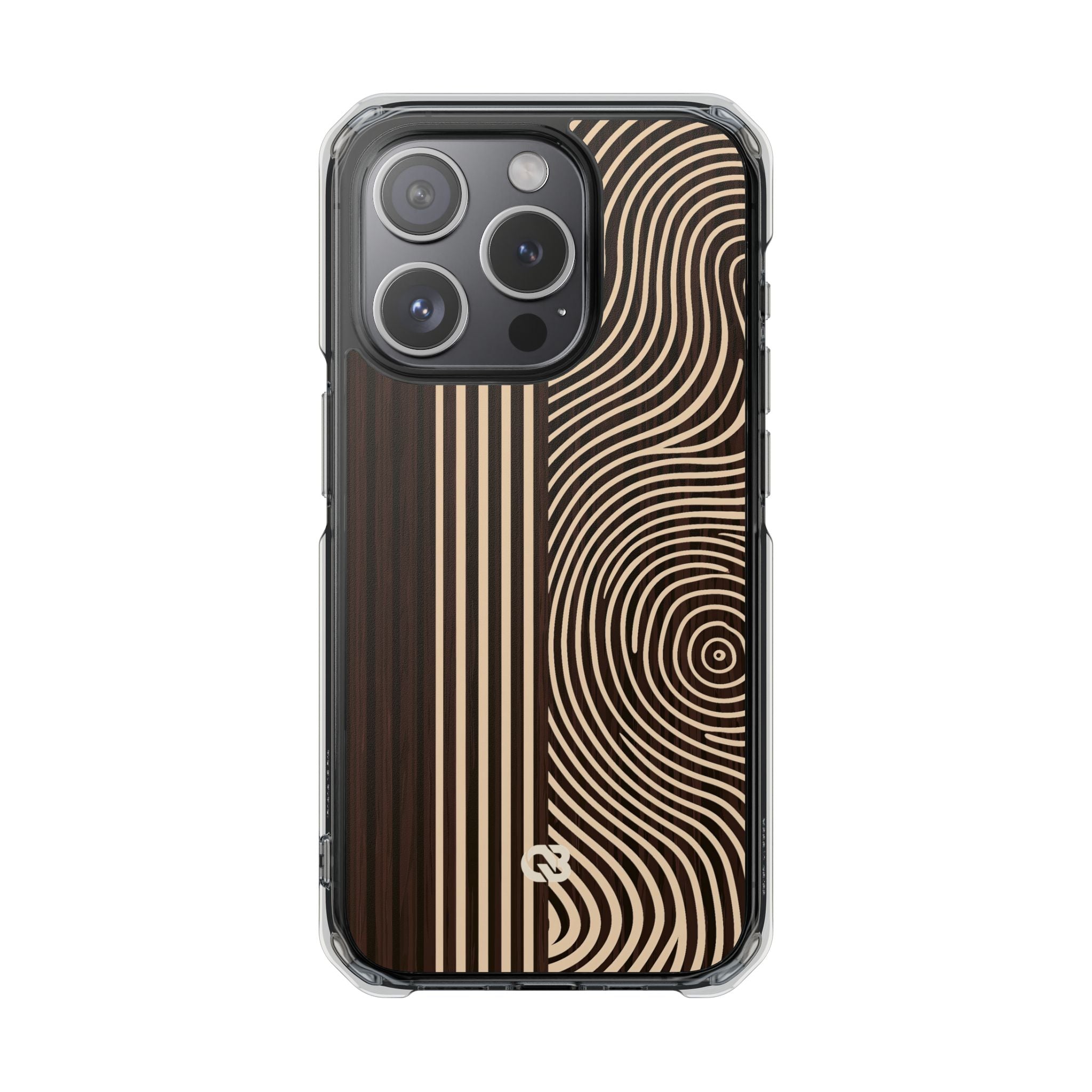 Brown Impact MagSafe Phone Case for iPhone - Espresso Sand Ridge