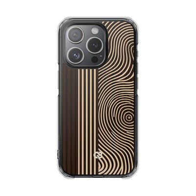 Brown Impact MagSafe Phone Case for iPhone - Espresso Sand Ridge