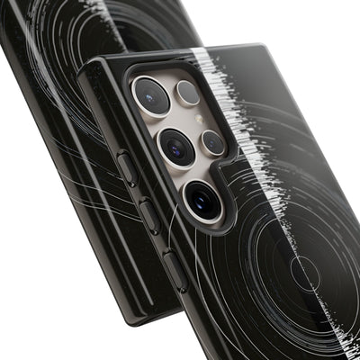 Black Tough Phone Case for Samsung - Obsidian Orbital Signal