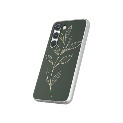 Green Lite Phone Case for Samsung - Deep Moss Willow