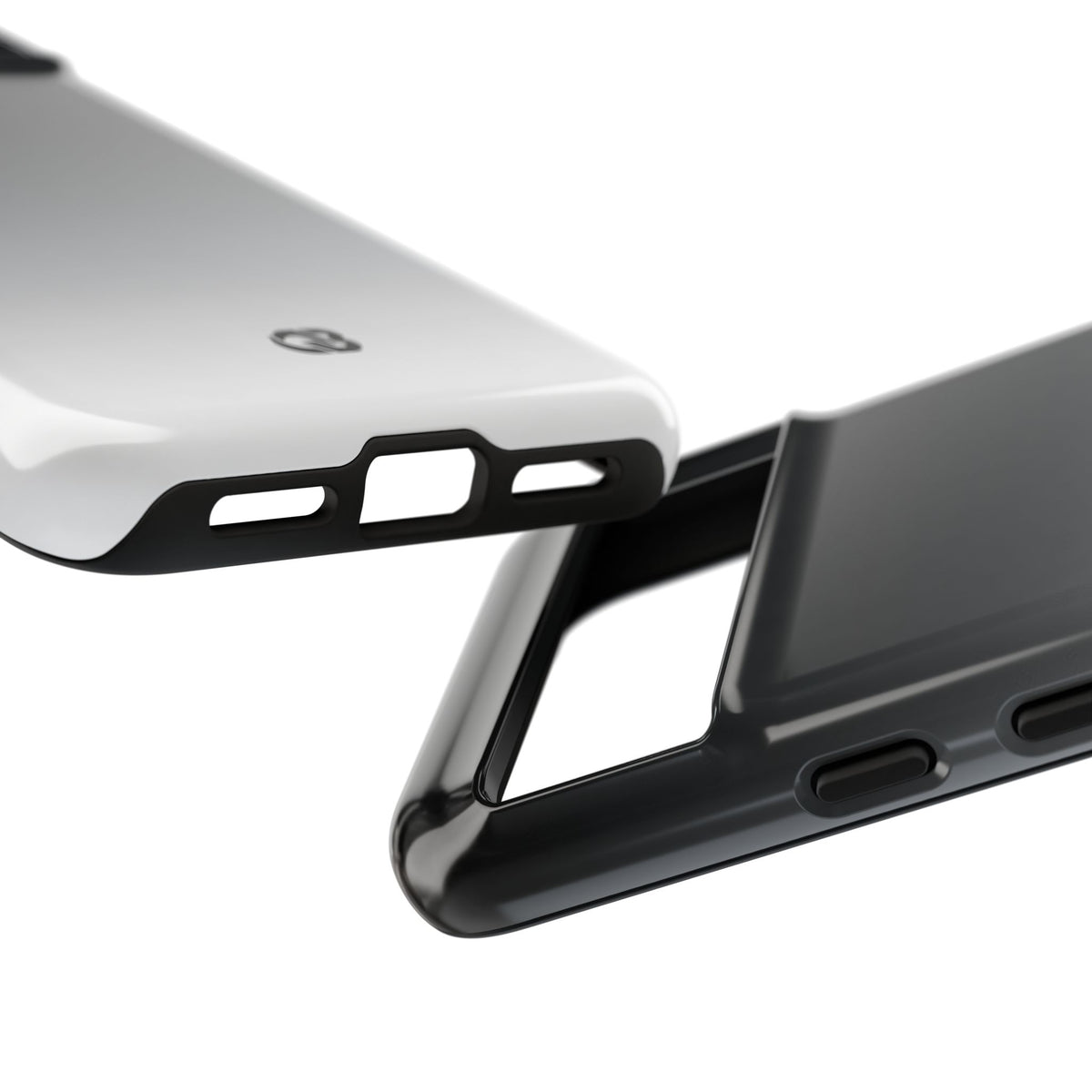 Noir Ombre Fade · Tough Phone Case for Pixel ·  Black
