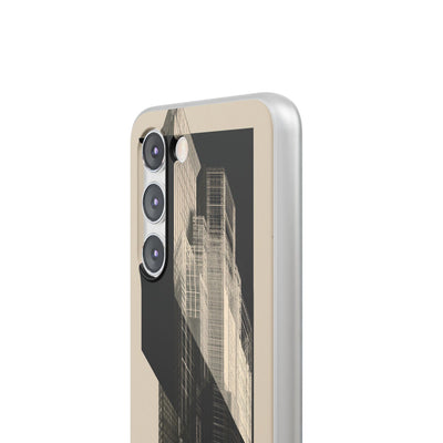 Beige Lite Phone Case for Samsung - Monolith Urban Grid