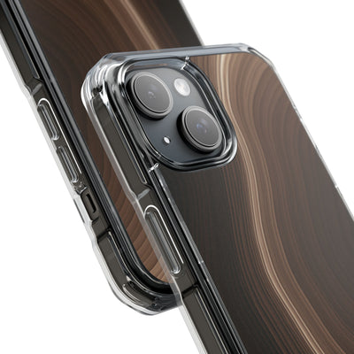 Brown Impact MagSafe Phone Case for iPhone - Bronzed Canyon Relief