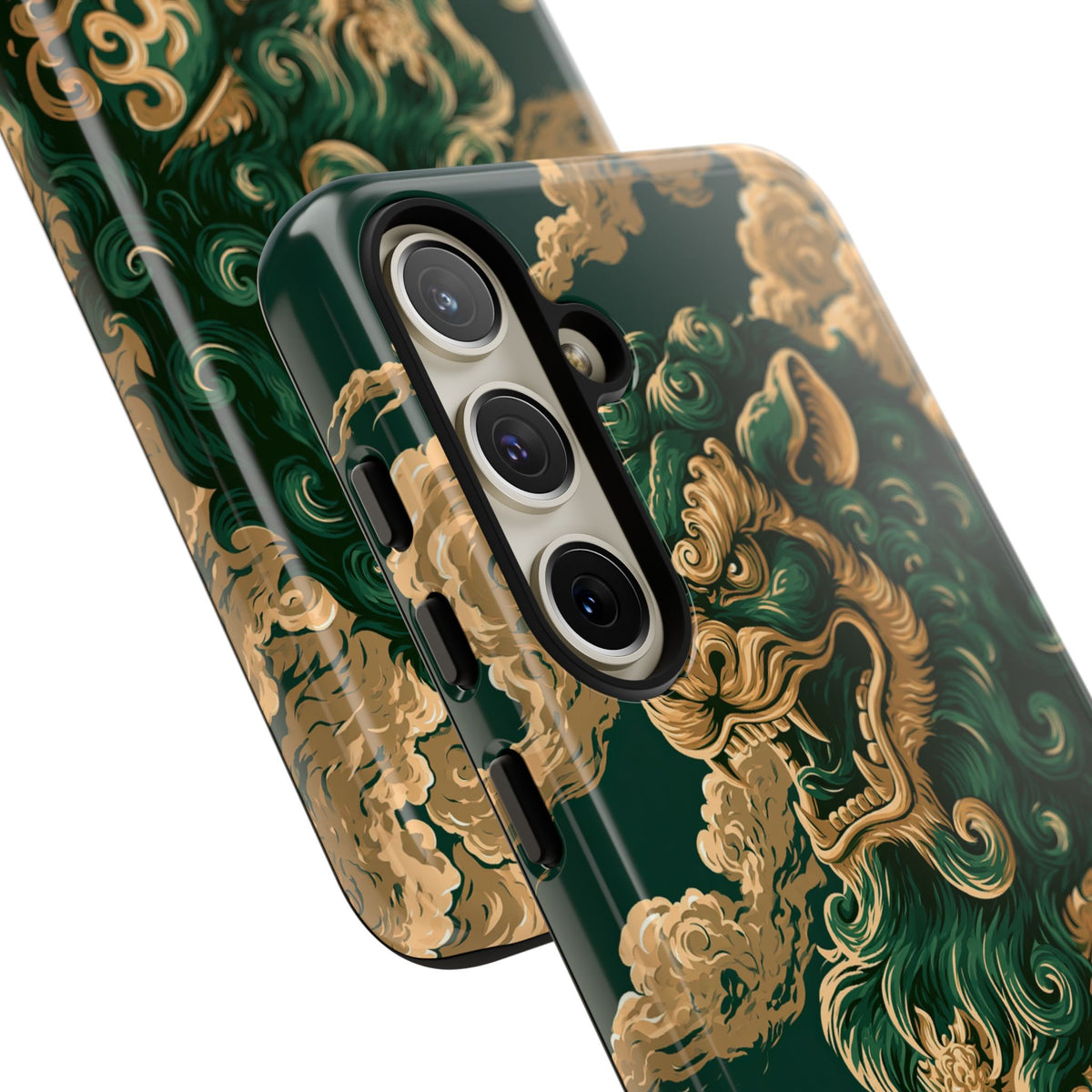Imperial Guardian Lion · Tough Phone Case for Samsung · Green