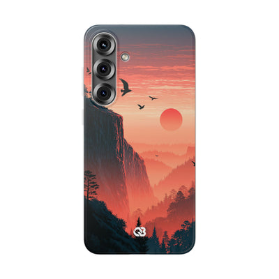 Orange Lite Phone Case for Samsung - Crimson Ridge Flight