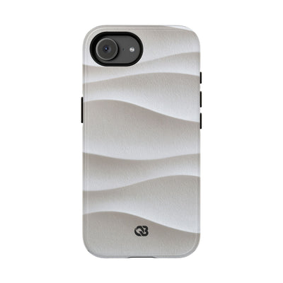 Sculpted Dune Relief · Tough Phone Case for iPhone · White