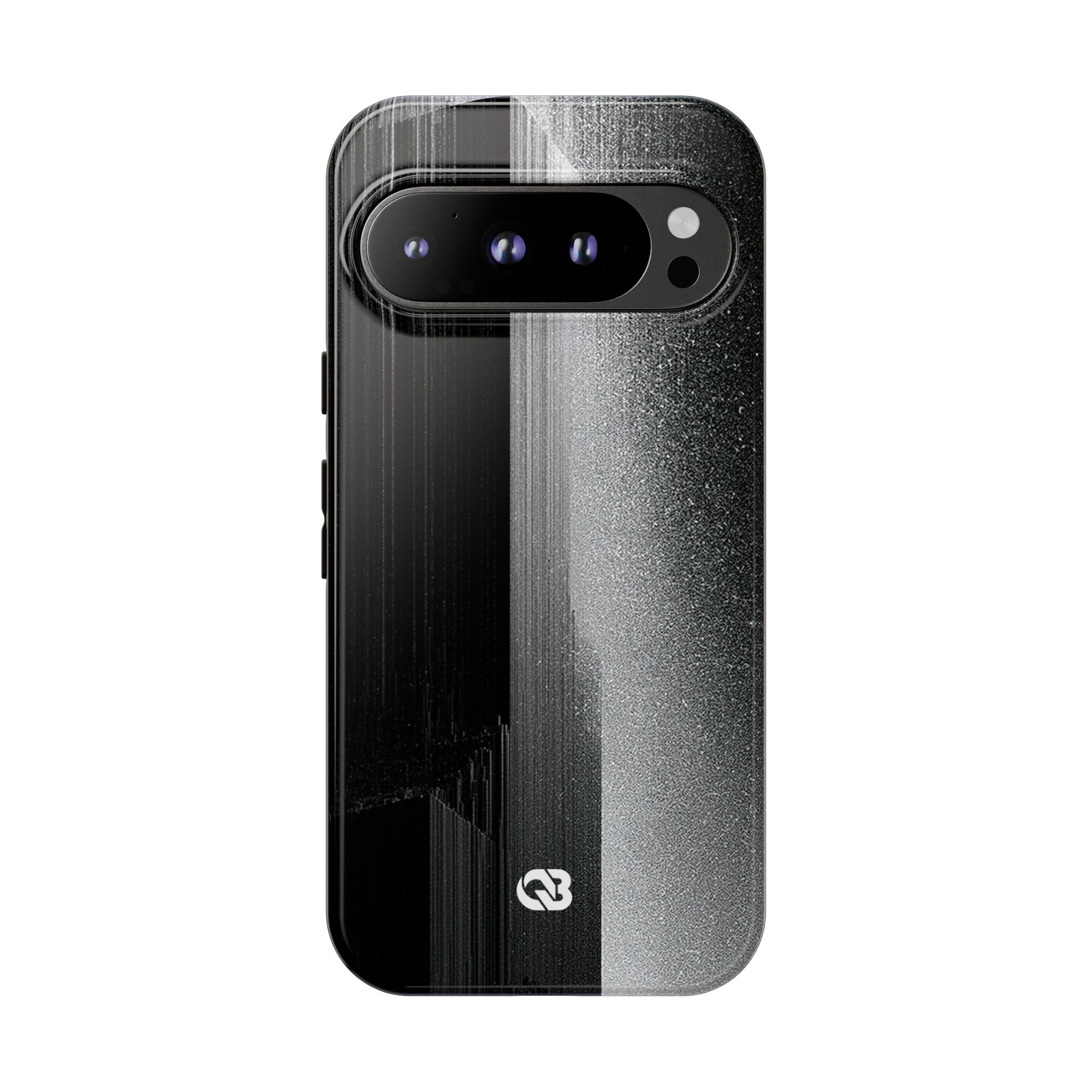 Black Tough Phone Case for Google Pixel - Brutalist Pixel Monolith