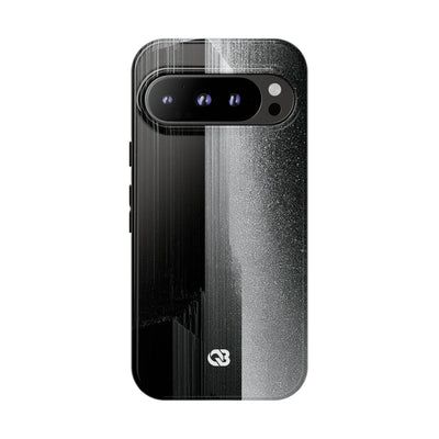 Black Tough Phone Case for Google Pixel - Brutalist Pixel Monolith
