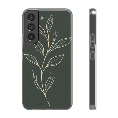 Green Lite Phone Case for Samsung - Deep Moss Willow