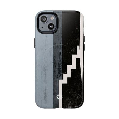 Grey Tough 2.0 Magsafe Phone Case for iPhone - Industrial Concrete Void