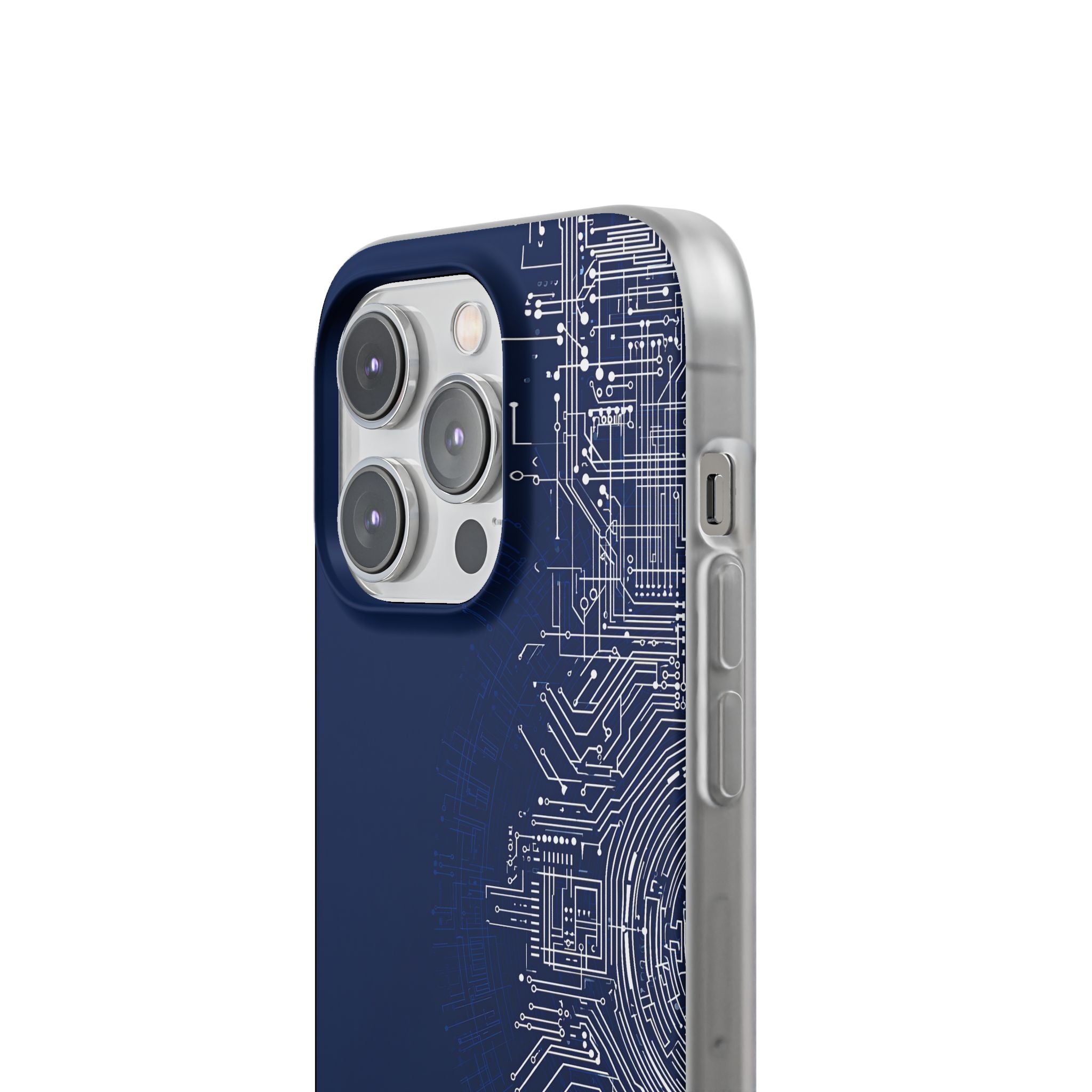 Blue Lite Phone Case for iPhone - Cobalt Circuit Logic