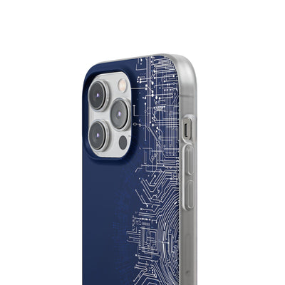 Blue Lite Phone Case for iPhone - Cobalt Circuit Logic