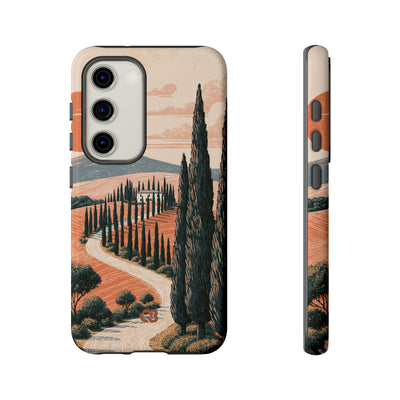 Orange Tough Phone Case for Samsung - Terracotta Ridge Trail