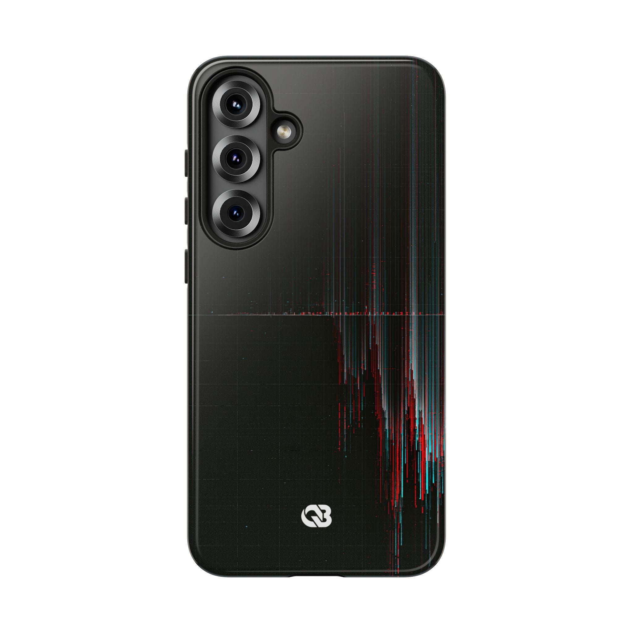 Black Tough Phone Case for Samsung - Corrupted Data Stream