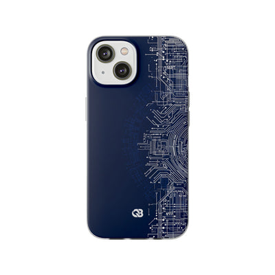 Blue Lite Phone Case for iPhone - Cobalt Circuit Logic