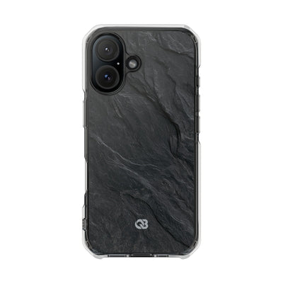 Black Impact MagSafe Phone Case for iPhone - Midnight Slate Ridge