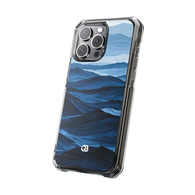 Blue Impact MagSafe Phone Case for iPhone - Cobalt Ridge Tides