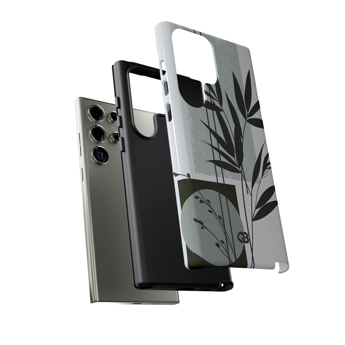 Zen Bamboo Silhouette · Tough Phone Case for Samsung · Green