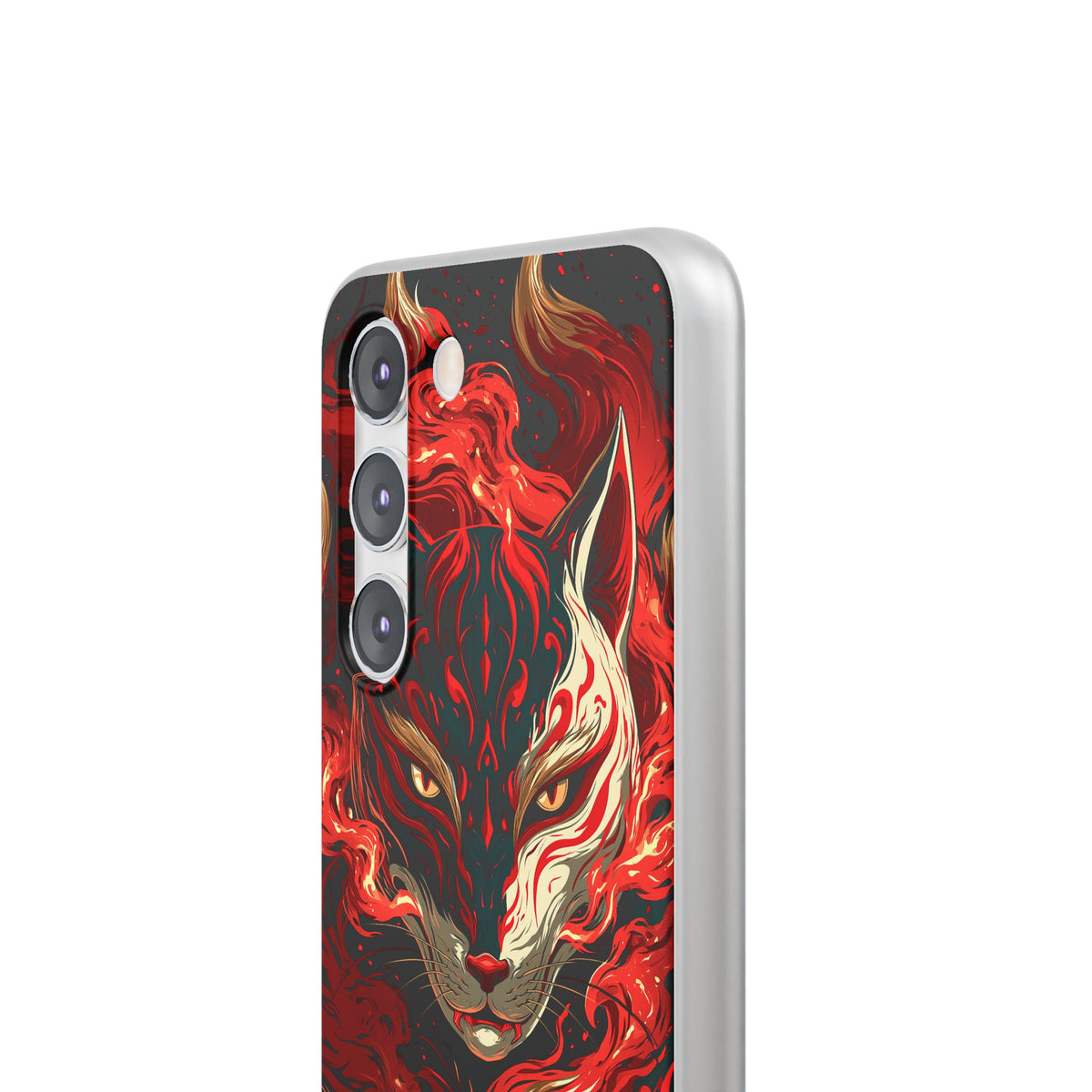 Crimson Kitsune Spirit · Lite Phone Case for Samsung · Red