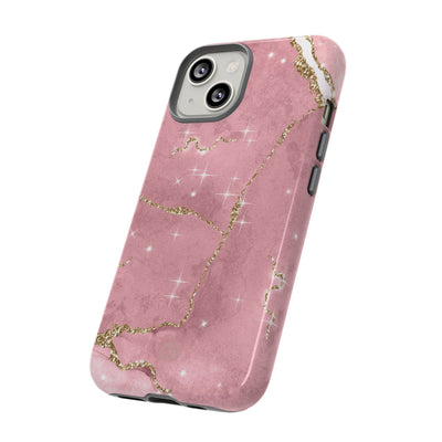 Rose Sparkle Marble · Tough Phone Case for iPhone