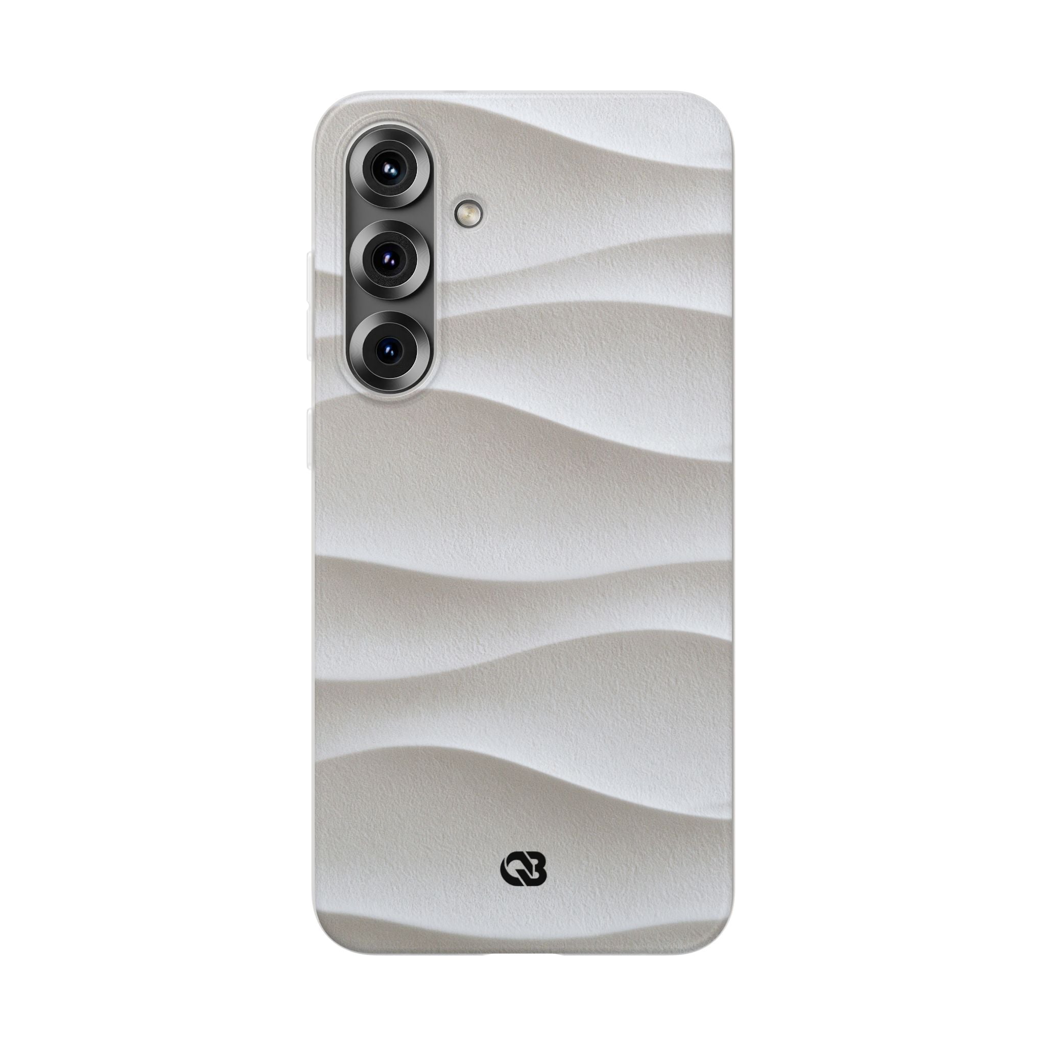 White Lite Phone Case for Samsung - Arctic Flow Ridges