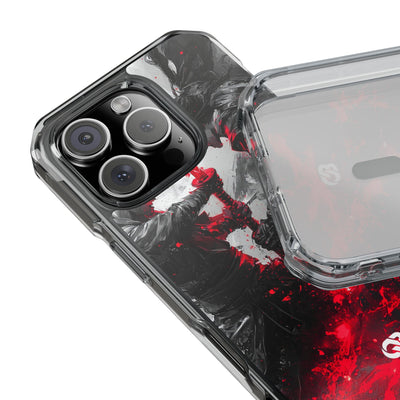 Shattered Crimson Duel · Impact Hoesje voor iPhone · Magsafe