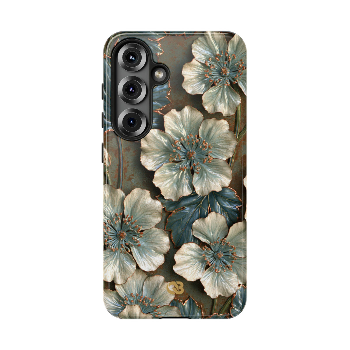 Gilded Blossom Reverie · Tough Phone Case for Samsung · Teal