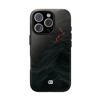 Crimson Ridge Pass · Tough Phone Case for iPhone · Black
