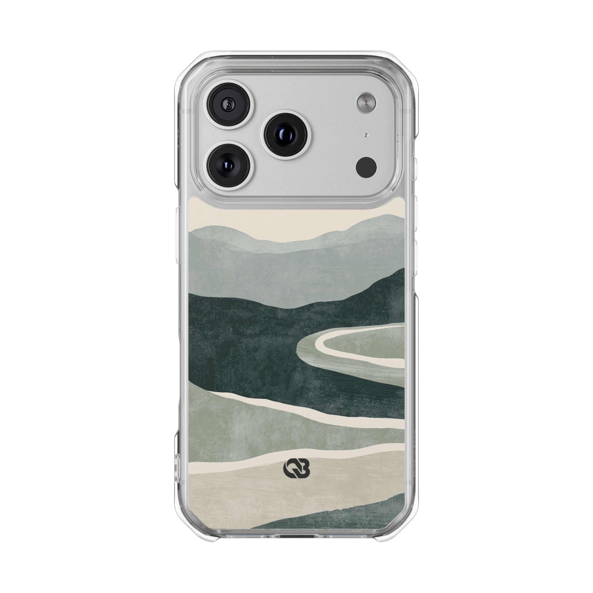 Green Impact MagSafe Phone Case for iPhone - Misty Sage Valley