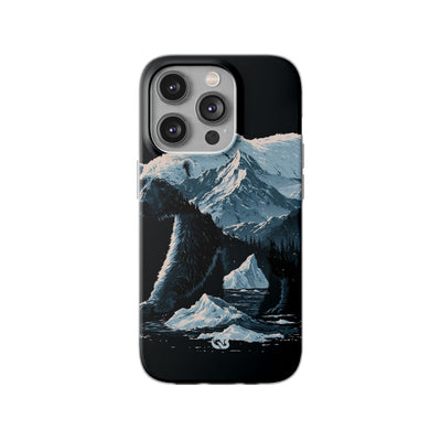 Nordic Arctic Bear · Lite Phone Case for iPhone ·  Black
