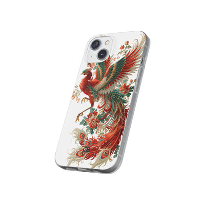 Vermilion Imperial Phoenix · Lite Phone Case for iPhone ·  Red