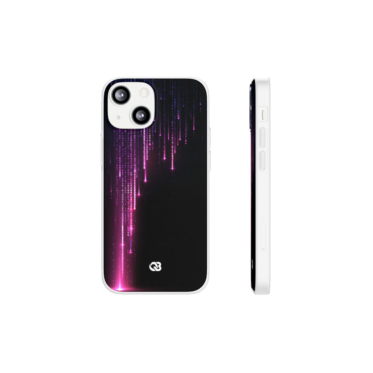 Binary Cascade · Lite Phone Case for iPhone ·  Black