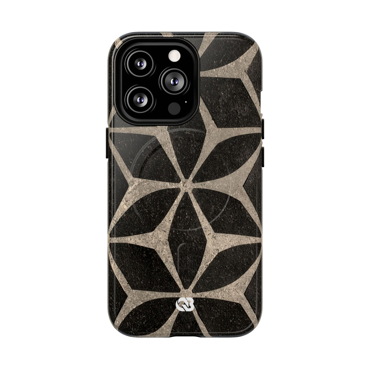 Concrete Mosaic Star · Tough 2.0 Magnetic Phone Case for iPhone · Black