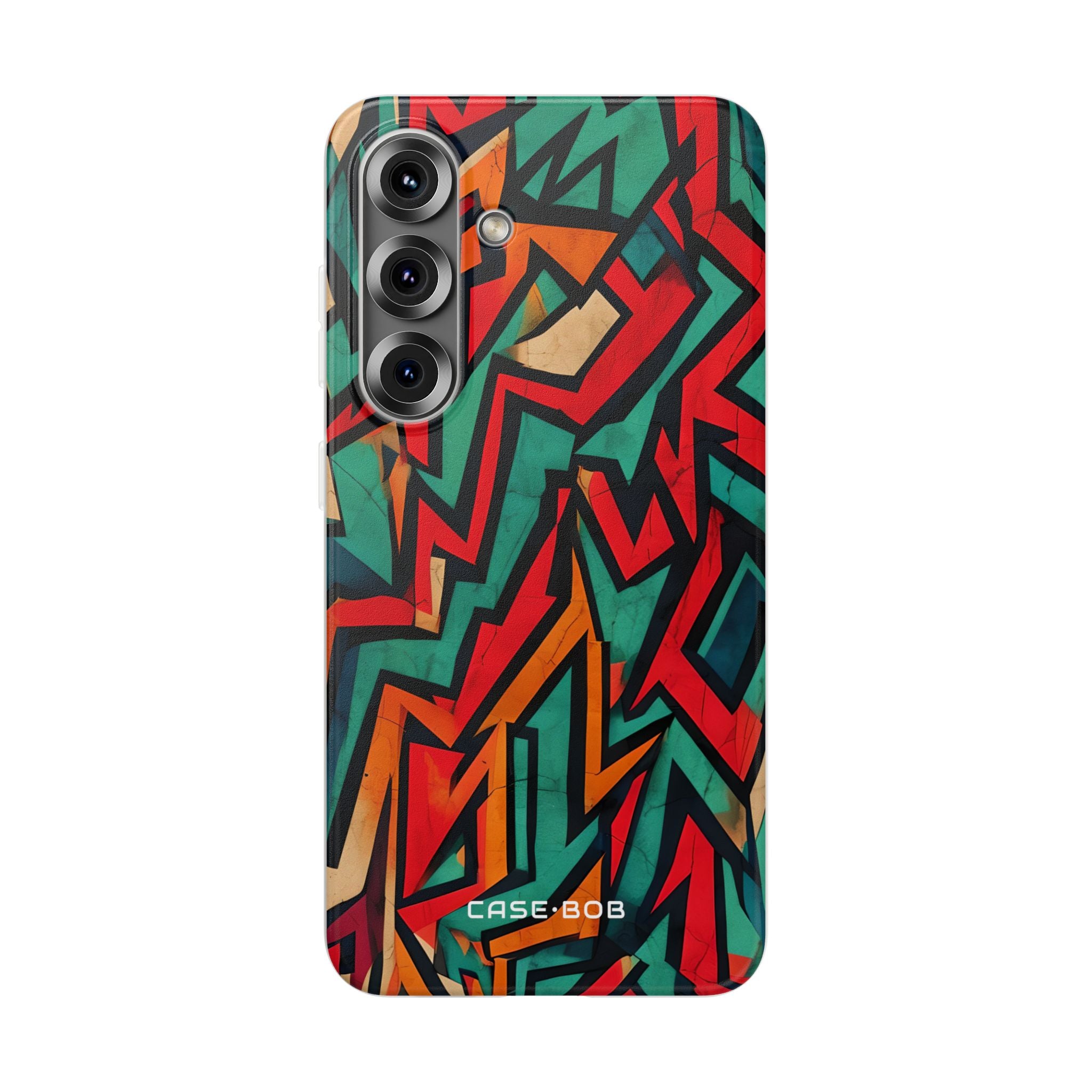 Crimson Zickzack Samsung S25 Case - Soft