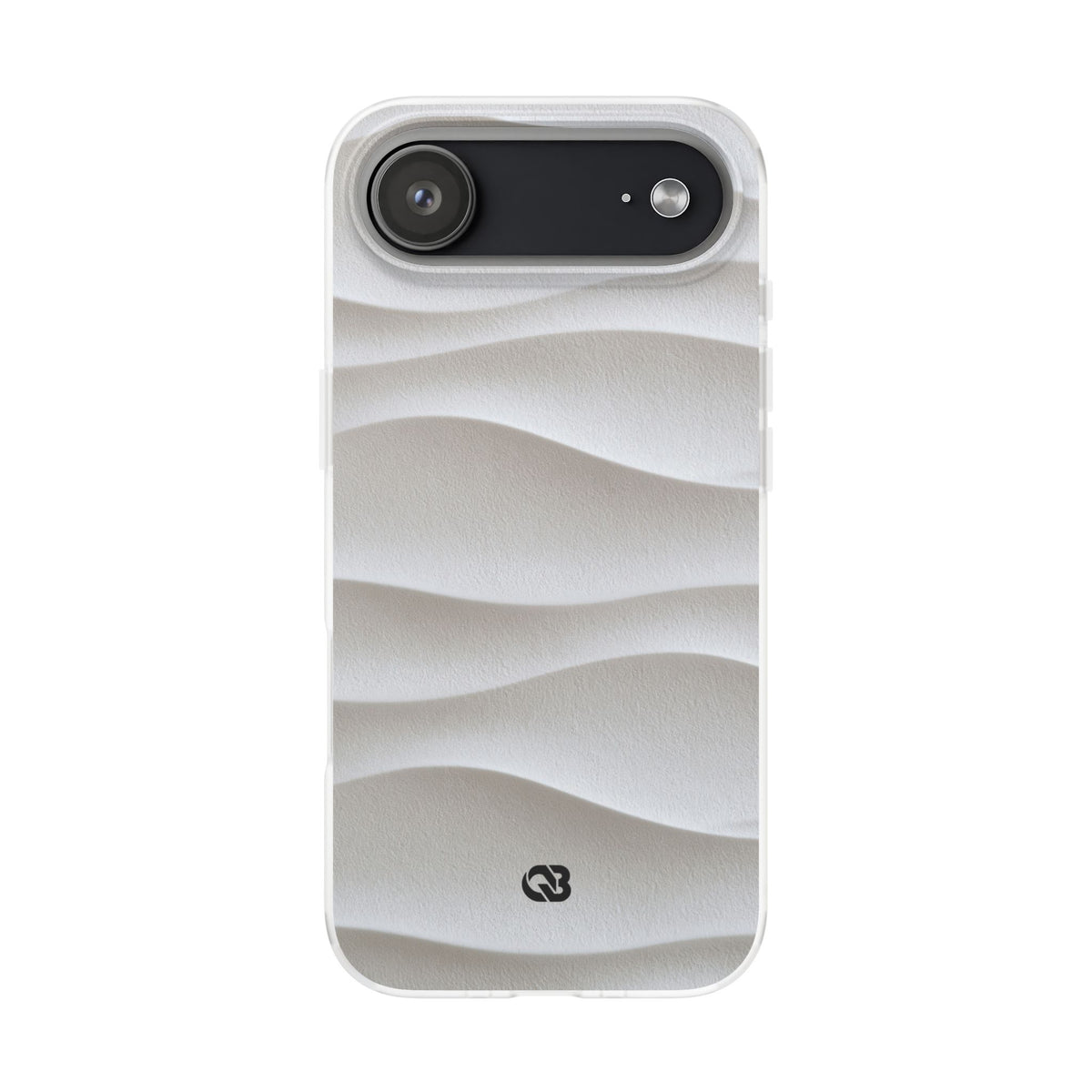 Sculpted Dune Relief · Lite Phone Case for iPhone ·  White