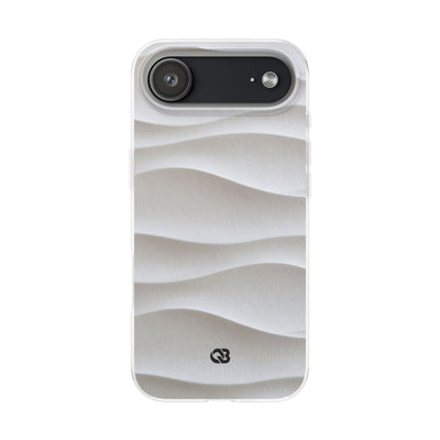 Sculpted Dune Relief · Lite Phone Case for iPhone ·  White