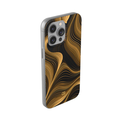 Gold Lite Phone Case for iPhone - Molten Copper Strands