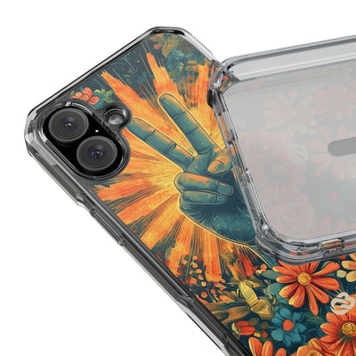 Radiant Peace Bloom · Impact etui na telefon dla iPhone · MagSafe