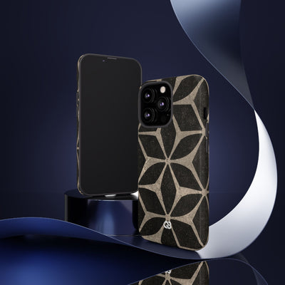 Concrete Mosaic Star · Tough Phone Case for iPhone · Black