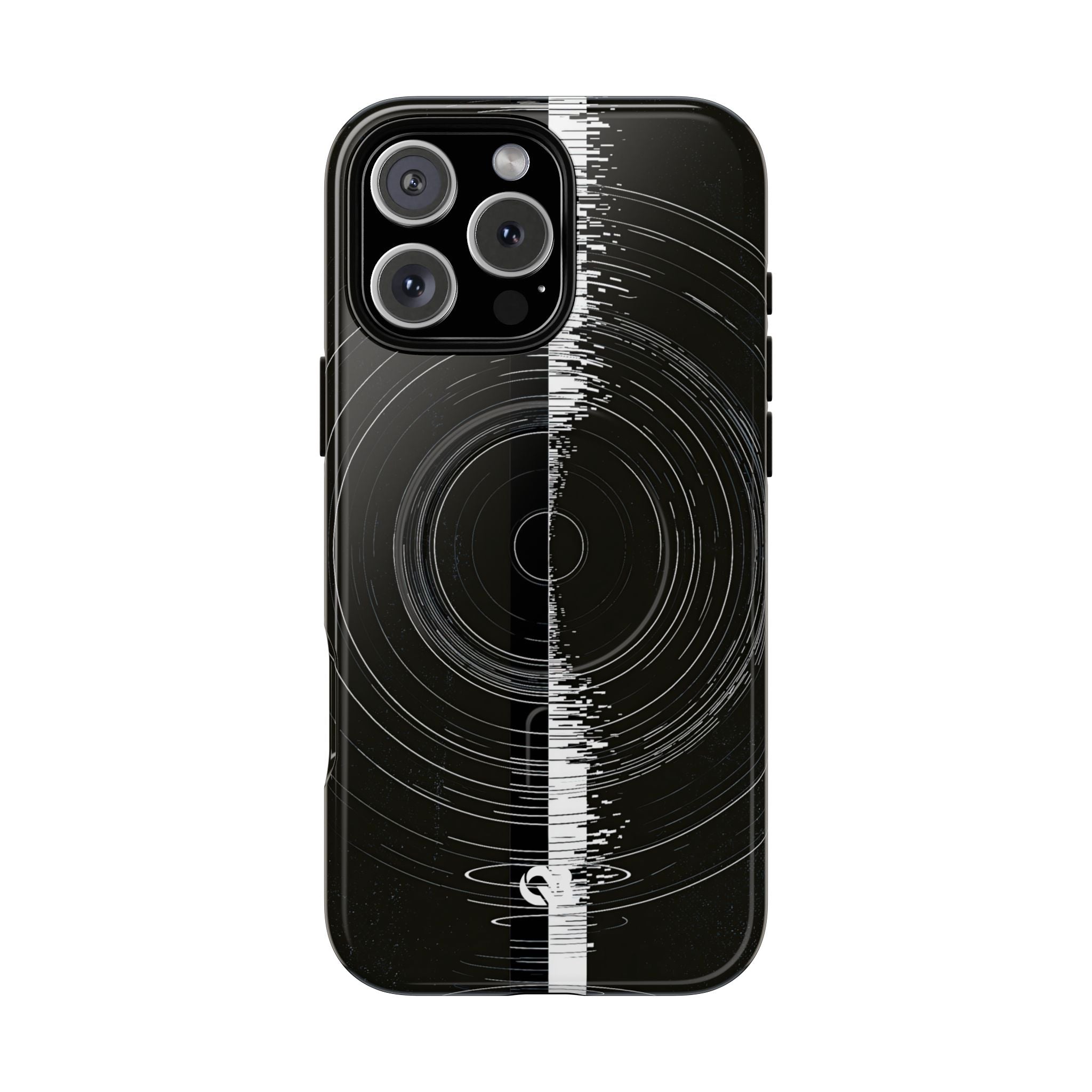 Black Tough 2.0 Magsafe Phone Case for iPhone - Obsidian Orbital Signal