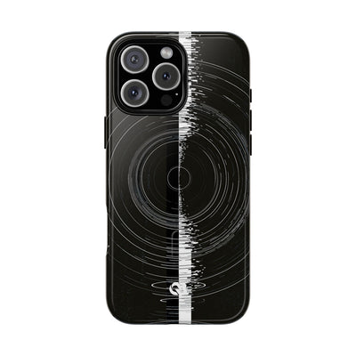 Black Tough 2.0 Magsafe Phone Case for iPhone - Obsidian Orbital Signal
