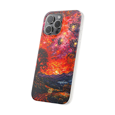 Molten Sky Tree · Soft Handyhülle für iPhone