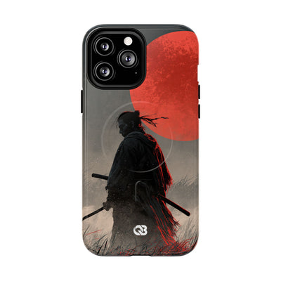 Crimson Moon Ronin · Tough 2.0 Magnetic Phone Case for iPhone · Black